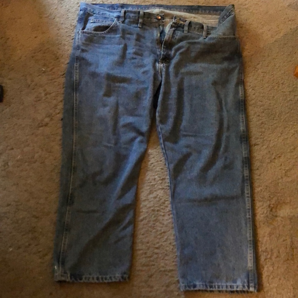 Wrangler Relaxed Fit 44x28 Grey Indigo